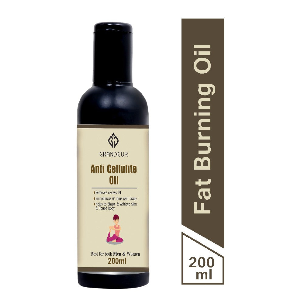 Grandeur Anti Cellulite & Skin Toning Fat Burning Oil & Slimming For Stomach, Hips, Thighs, Body- 200ml